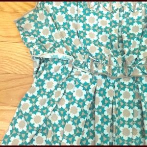 Fit and flare floral quirky print blouse